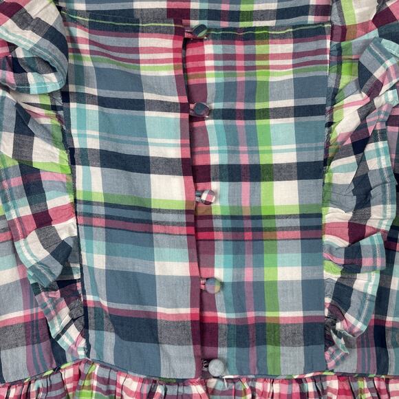 RALPH LAUREN POLO Size 16 GIRL'S BLUE SUMMER DRESS - Picture 3 of 9